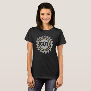 Daddy Measure Cut Handyman Woodworker Father Day T-Shirt