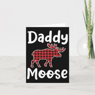 Daddy Moose Matching Family Merry Xmas In July Men Card