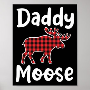 Daddy Moose Matching Family Merry Xmas In July Men Poster