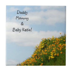 Daddy Mummy New Baby gifts Keepsakes giftbox Tile