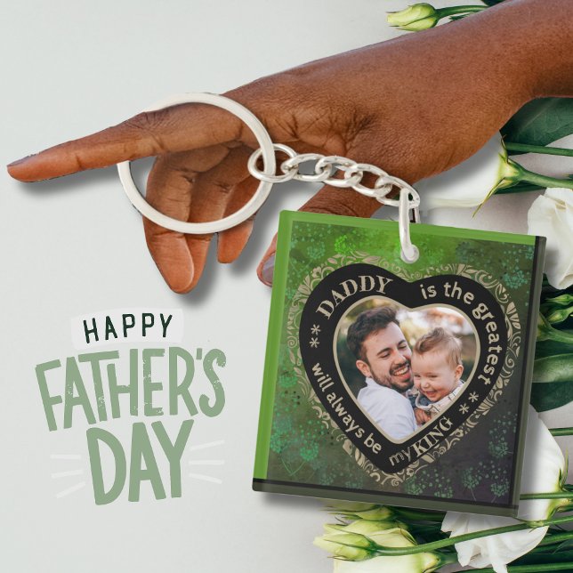 Daddy, My King - Father's Day Key Ring (Daddy, My King - Father's Day Keychain)