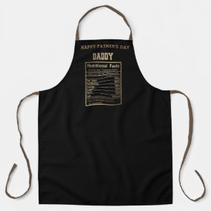 daddy nutritional facts father's day apron