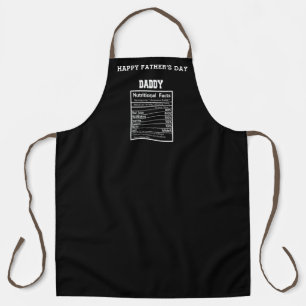 daddy nutritional facts father's day apron