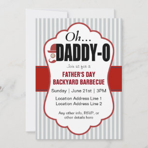 Daddy-O Father's Day Event Invitation