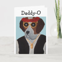 Daddy-O Saint Bernard Dude Happy Father's Day!