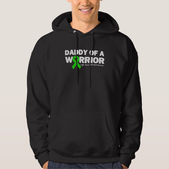 Daddy Of A Warrior Cerebral Palsy For Men Dad Cp A Hoodie (Front)