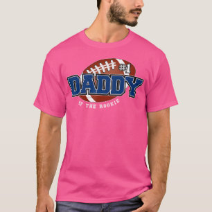 Daddy Of Rookie Year 1St Birthday Football Theme M T-Shirt