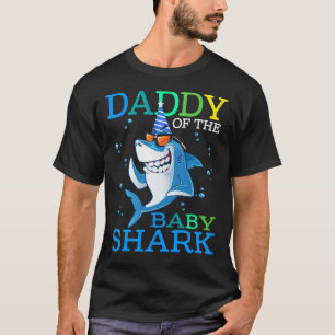 DADDY Of The Baby Shark Birthday Brother Shark Shi T-Shirt