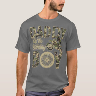 Daddy of the Birthday Boy Dirt Bike 4th B-day Part T-Shirt
