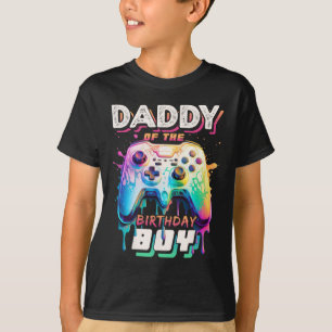 Daddy Of The Birthday Boy Matching Video Game Birt T-Shirt