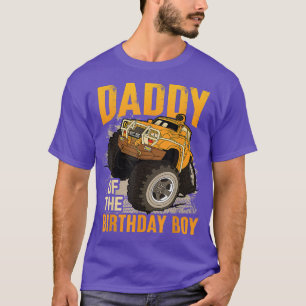 Daddy of the Birthday Boy Monster Truck Birthday T-Shirt