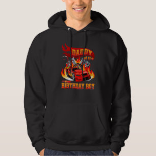 Daddy Of The Birthday Boy Racing Car Birthday Fam Hoodie