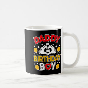 Daddy Of The Birthday Boy Shirt Matching Dad Son F Coffee Mug