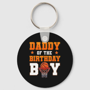 Daddy Of The Birthday Boy Sketll Party Family Matc Key Ring