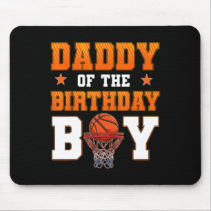 Daddy Of The Birthday Boy Sketll Party Family Matc Mouse Mat