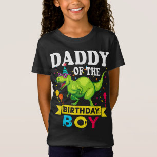 Daddy of the Birthday Boy T-Rex RAWR Dinosaur Birt T-Shirt