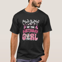 Daddy Of The Birthday Girl Cow Farm Family 1St Bir