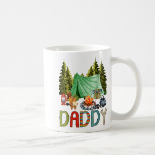 Daddy Of The Happy Camper 1st Birthday Bear Camng  Coffee Mug