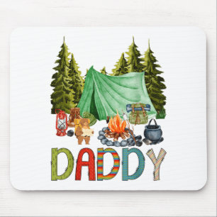 Daddy Of The Happy Camper 1st Birthday Bear Camng  Mouse Mat