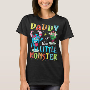 Daddy Of The Little Monster Family Matching Birthd T-Shirt