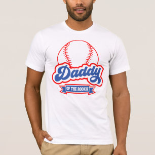 Daddy of the Rookie Baseball Funny Fathers Day T-Shirt