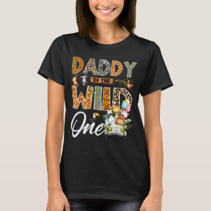 Daddy of the wild one 1st birthday boy safari T-Shirt