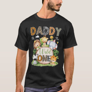 Daddy Of The Wild One 1St Birthday Kids Safari Jun T-Shirt