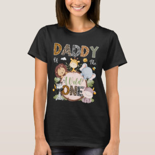 Daddy of The Wild One 1St Birthday Safari Jungle A T-Shirt