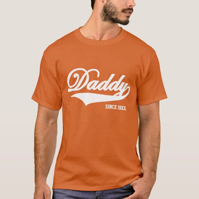 Daddy Orange TShirt (Available In 24 Colours) (Front)