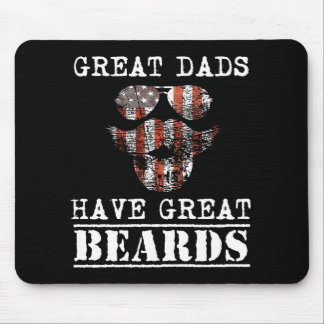 Daddy Papa And Me Beards & Moustaches Funny Pad Mouse Mat