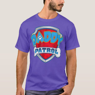 Daddy Patrol  Birthday Party Dog Mum, Dad For Men  T-Shirt