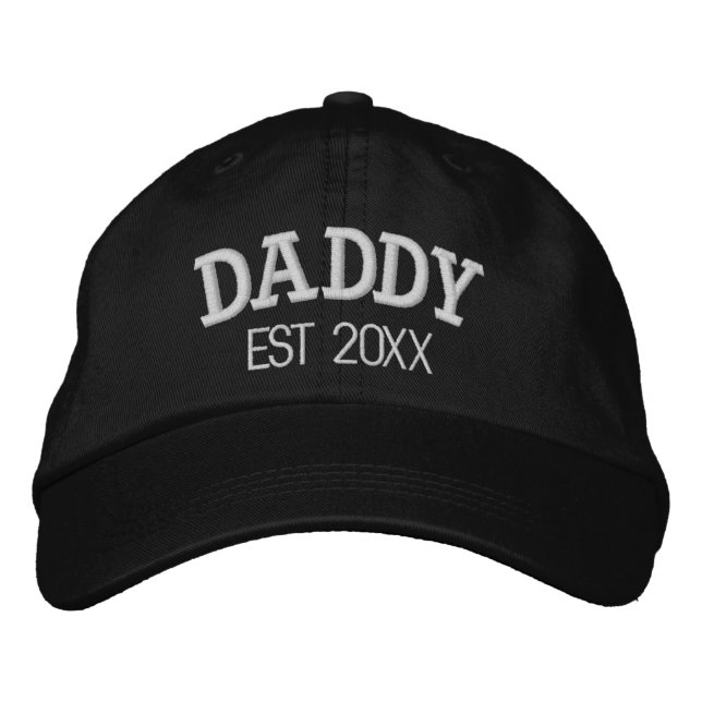 Daddy Personalised Father's Day Gift Custom Text Embroidered Hat (Front)