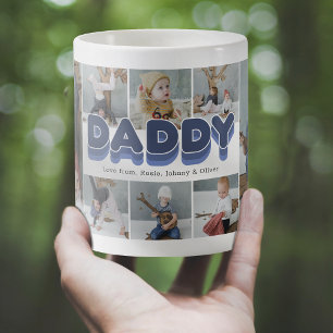 Daddy Photo Collage Coffee Mug