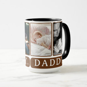 Daddy Photo Collage Mug – Custom Father’s Day Gift