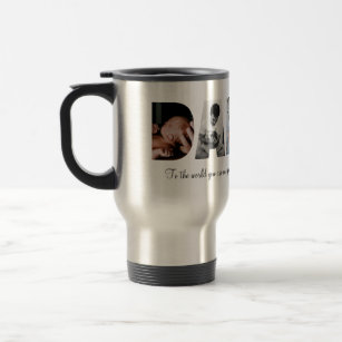 Daddy Photo Collage Travel Mug for Father's day