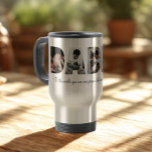 Daddy Photo Collage Travel Mug for Father's day<br><div class="desc">This is a travel mug with a photo collage that spells out the word DADDY along with a custom message. This is the perfect gift for dad for father’s day,  his birthday or Christmas.</div>