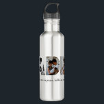 Daddy Photo Collage Water Bottle for Father's day<br><div class="desc">This is a water bottle with a photo collage that spells out the word DADDY along with a custom message. This is the perfect gift for dad for father’s day,  his birthday or Christmas.</div>