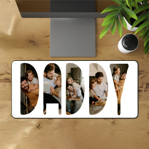 DADDY Photo Letters Desk Mat
