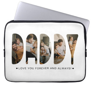 DADDY Photo Letters Laptop Sleeve
