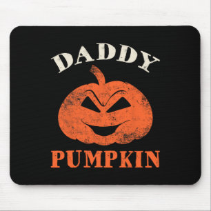 Daddy Pumpkin Matching Family Halloween Thanksgivi Mouse Mat