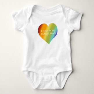 Daddy’s heart  baby bodysuit