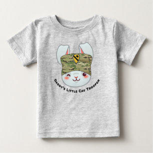 “Daddy’s Little 1st Cav Trooper” Baby T-Shirt