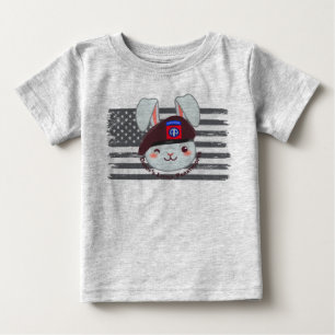“Daddy’s Little 82nd Airborne Paratrooper” Baby T-Shirt