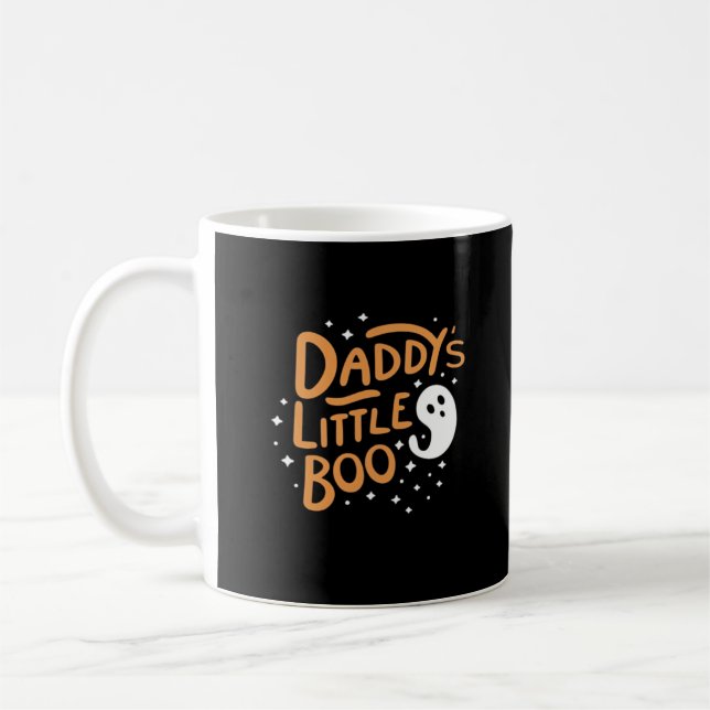 Daddy’s Little Boo, Happy Halloween Coffee Mug (Left)