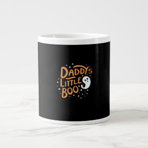 Daddy’s Little Boo, Happy Halloween Large Coffee Mug
