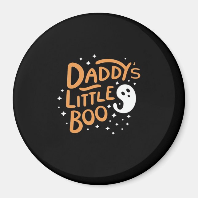 Daddy’s Little Boo, Happy Halloween Magnet (Front)