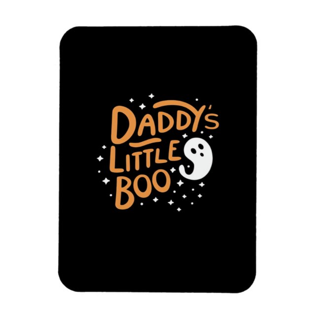 Daddy’s Little Boo, Happy Halloween Magnet (Vertical)