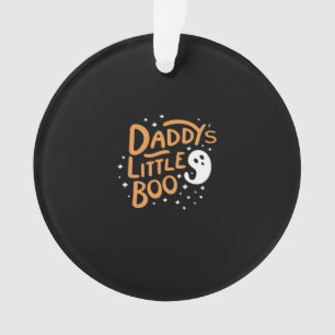 Daddy’s Little Boo, Happy Halloween Ornament