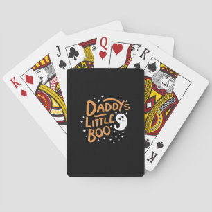 Daddy’s Little Boo, Happy Halloween Playing Cards