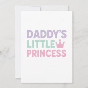 Daddy’s Little Princess – Pastel Neon  Holiday Card
